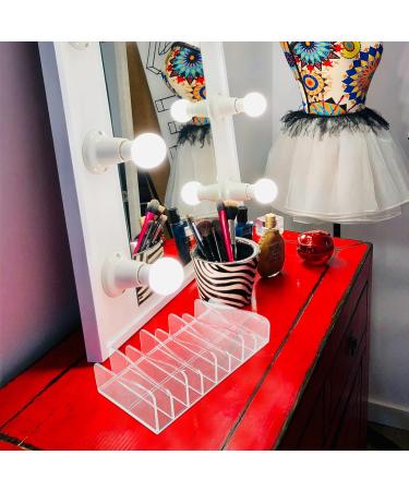 Ipetboom 12 Pcs Eye Shadow Storage Box Eyeshadow Desktop Cosmetic Organizer Desktop Cosmetic Rack Partition Transparent Colorx3pcs 17x8.5cmx3pcs - Buy Online on GoSupps.com