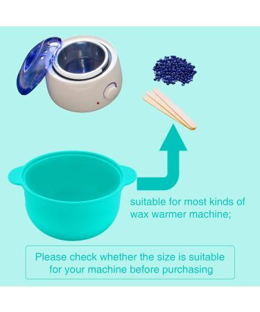 3-Piece Wax Pot Replacement Set - Removable Silicone Bowl for 14 oz Wax Warmer - Home Hair Removal Accessory - 500 ml Capacity - Buy Online on GoSupps.com