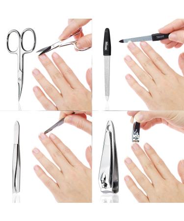 Marqus 5-Part Nail Set for Men and Women - Premium Solingen Manicure Kit - Travel-Friendly Nail Care Essential - Buy Online on GoSupps.com