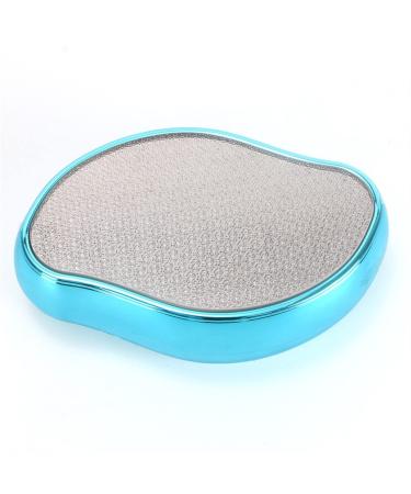 TRUSTTWO 1PC Exfoliate Foot Hard Pedicure Remover Scrubber Peeling Artifact Peeling Nano Glass Foot Plate File The Sky Blue