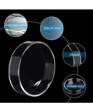 WEAVERBIRD Aquarium Shrimp Feeder Dish Glass Fish Tank Feeding Bowls Round Clear Dishes Tray (60MM) - Buy Online on GoSupps.com
