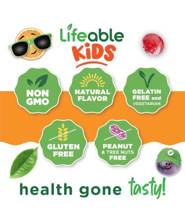 Lifeable Cranberry Gummies for Kids | 25000 mg Equivalency | Great Tasting Cranberry Supplement | for Urinary Tract Health Bladder & Digestive Support | Vegan and Non GMO Cranberries | 60 Count - Buy Online on GoSupps.com