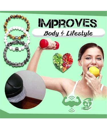 Gokame Smoking Cessation Bracelet Set | Anti-Anxiety & Positive Energy Bracelets for Men & Women | 8mm 3PCs Spiritual Quitting Companion - Buy Online on GoSupps.com