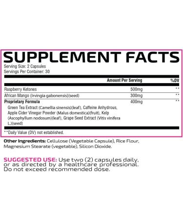 Nobi Nutrition Premium Fat Burner for Women - Thermogenic Carb Blocker & Metabolism Booster - Appetite Suppressant for Healthier Weight Loss - 60 Vegan Capsules - Buy Online on GoSupps.com