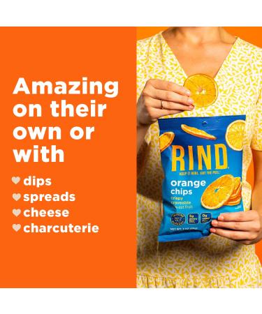 RIND Snacks Unsweetened Dried Fruit Chips Variety Pack - Apple, Orange, Kiwi | High Fiber, Vegan, Paleo | No Added Sugar, Healthy Snacks Non-GMO - 3.0 oz (Pack of 3) - Buy Online on GoSupps.com