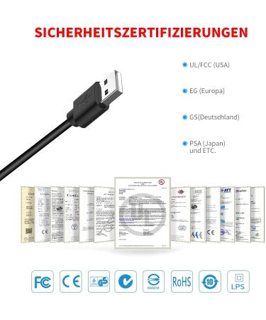 Merom Charging Cable for Hatker Professional Hair Cutter & Beard Trimmer - Compatible with RFC-588 RFC-690 RFC-692 RFC-696 RSCX-9598 RSCX-7568 - International Shipping Available - Buy Online on GoSupps.com
