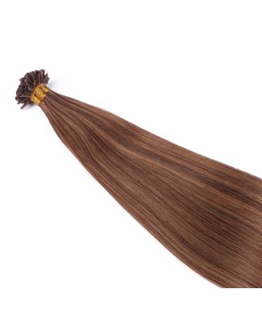 High-Quality #6/12 Keratin Bonding Hair Extensions - 60cm 50 Strands 100% Remy - U-Tip by Novon Hair - Buy Online on GoSupps.com