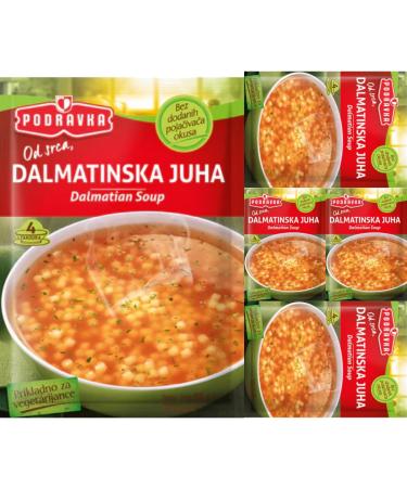 Podravka Pack of 5 sachets of Dalmatian soup 60 g
