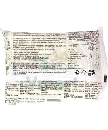 Indomie Mi Goreng Stir Fried Spicy Instant Noodles 80g - Pack of 30 (Packaging May Vary) Halal Certified - Buy Online on GoSupps.com
