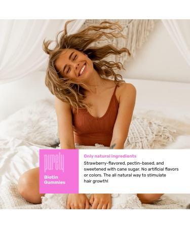Biotin Gummies 10,000mcg for Healthy Hair, Skin & Nails - 60 Count, Non-GMO, Gluten-Free, Vegan - Vitamins for Women, Men & Kids - Buy Online on GoSupps.com