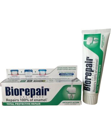 Biorepair Total Protective Repair Toothpaste - New Formula with microRepair - 2.5 oz (Pack of 2) | Italian Import - International Shipping Available - Buy Online on GoSupps.com