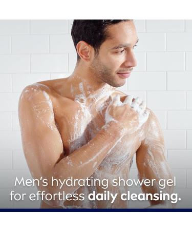 NIVEA MEN Cool Kick Body Wash | Men Shower Gel for Body Face and Hair 887 ml - Buy Online on GoSupps.com