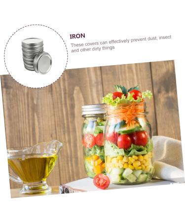 MAGICLULU 40 Pcs Mason Jar Caps Canning Lids Canning Jar Caps Canning Jar Closures Mason Jar Lids Dishwasher-safe Jar Lids Split Type Can Lid Supplies Sealing Cap Bottle Cap Iron - Buy Online on GoSupps.com