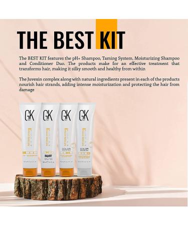 GK HAIR Global Keratin Smoothing Treatment - Professional Brazilian Complex | 3.4 Fl Oz/100ml - Buy Online on GoSupps.com
