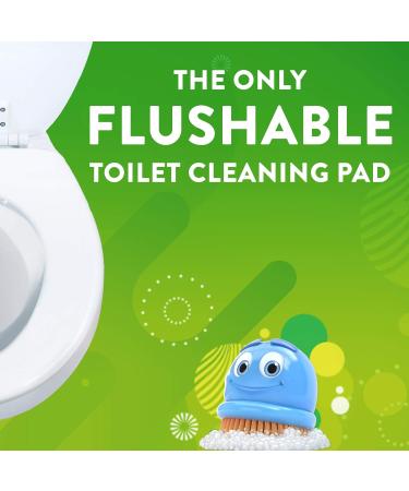 Scrubbing Bubbles Flushable Toilet Wand Refills - Heavy Duty Citrus Scent Cleaner Pads 64 Total Refills Cleans Limescale & Fights Odors - Buy Online on GoSupps.com