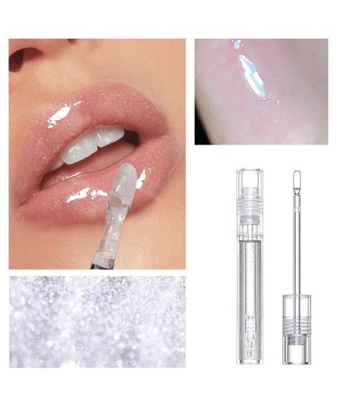 Clear Lip Gloss - Long Lasting High Shine Water Finish Lip Glaze 10ml/0.33 Fl Oz - Buy Online on GoSupps.com