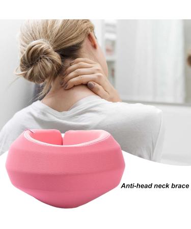 Roll Ruff - Adjustable Soft Neck Support for Sleeping | Best Neck Printing & Support for Men Women & Kids | Enhance Posture & Vertebrae Support in Pink - Buy Online on GoSupps.com