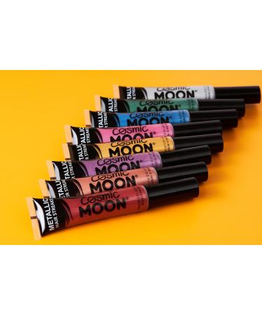 Metallic Hair Colour Streaks | Cosmic Moon 15ml - Green | Temorary Wash Out Hair Dye - Buy Online on GoSupps.com