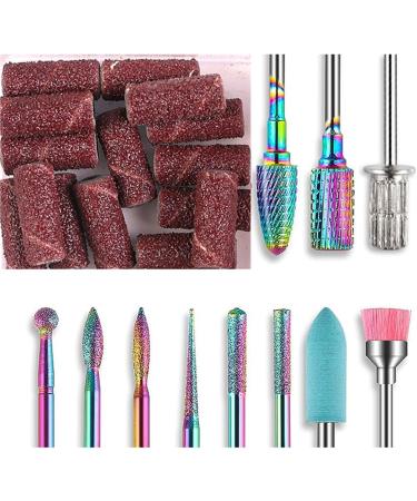 YOXIER Manicure Pedicure Tools Nail Shaping Set with Precision 1 Box Professional Drill Bit for Precise Polishing Gel Manicures J - Buy Online on GoSupps.com