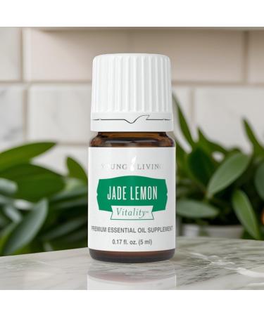 Young Living Jade Lemon Vitality 5 ml | Digestive Health Supplement & Natural Cleansing Essential Oil | Fresh Flavor for Culinary Use - Buy Online on GoSupps.com