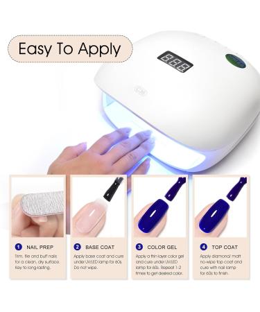 VENALISA Blue Gel Nail Polish - 1 Pcs Royal Blue Soak Off UV Gel for DIY Manicure & Nail Art - Perfect for Girls & Women - Buy Online on GoSupps.com