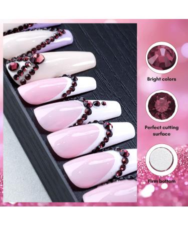 Makartt Dark Purple Rhinestone Nail Gems for DIY Crafts and Makeup - Buy Online on GoSupps.com