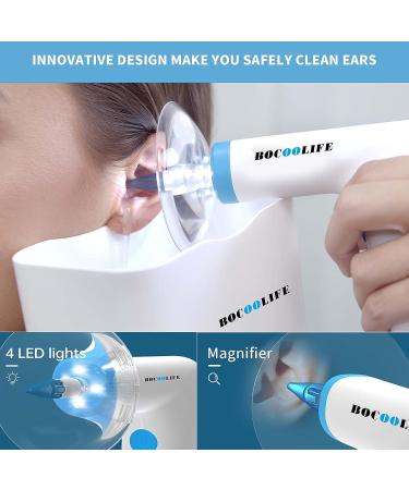 BOCOOLIFE Electric Ear Wax Removal Tool - Safe & Effective Ear Cleaner with 4 Pressure Settings for Adults - Includes Water Temperature Detector - Otoscope & Flushing System for Ear Care - Buy Online on GoSupps.com
