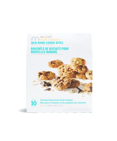Milkmakers Lactation Cookie Bites Oatmeal Chocolate Chip 10 Count 570g