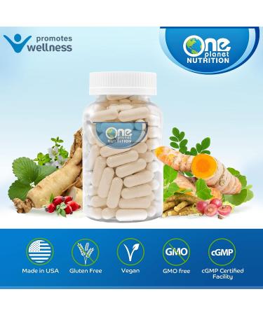 One Planet Nutrition Nano Grape Seed Extract Capsules 250mg - 120 Capsules - Made from Dried & Pulverized Grape Seeds - Buy Online on GoSupps.com