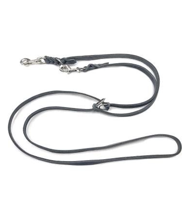 Buy Adjustable Dog Liner for Small & Large Dogs 2.80m x 15mm Gray Durable Double Linen Leash for All Breeds - Buy Online on GoSupps.com