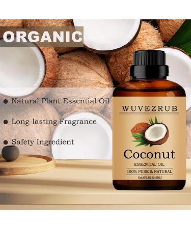 Coconut Essential Oil 240ML - 100% Pure and Natural for Aromatherapy Diffuser - 8 Fl Oz Coconut 8 Fl Oz (Pack of 1) - Buy Online on GoSupps.com