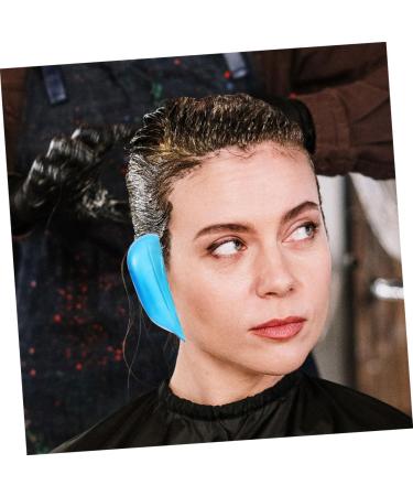 HAPINARY 8 Pairs Hair Dye Ear Cups Ear Covers Ear Muffs for Hair Dye Hair Color Ear Covers Earmuffs for Hair Dye Ear Protector Ear Protection Silica Gel Sky Blue - Buy Online on GoSupps.com