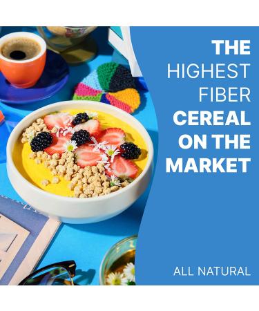 Poop Like a Champion Ultra High Fiber Cereal - Low Carb & Keto Friendly Breakfast Essential with Psyllium Husk Powder - 9oz - Buy Online on GoSupps.com