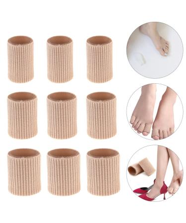 VALICLUD 12pcs Cuttable Gel Toe Caps - Toe Cushions & Finger Sleeves Set | Skin Color - 3x2.5x2.5cm - Buy Online on GoSupps.com