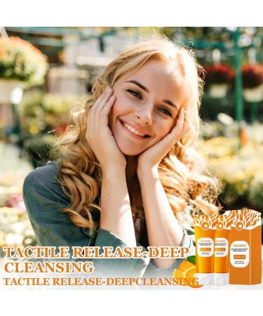 1 PCS gel exfoliant orange Gel exfoliant naturel doux pour le visage pour un nettoyage en profondeur gommant claircissant ponge de bain offerte - Buy Online on GoSupps.com