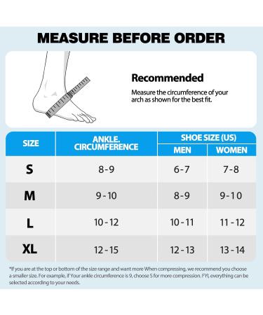 Seektop Ankle Brace for Plantar Fasciitis Relief - Strong Compression & Stabilizers for Achilles Tendonitis & Sprained Ankles - Ideal Support for Volleyball Running & Basketball - Large Size - Buy Online on GoSupps.com