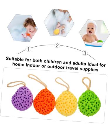 Buy NOLITOY 12 Pcs Natural Sea Bath Sponges - Soft Shower Scrubbers & Bath Balls for Body & Face | International Shipping Available - Buy Online on GoSupps.com