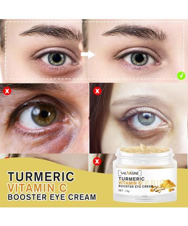 VANLOFE Turmeric Booster Eye Cream - 15g Hydrating Treatment for Dark Circles, Puffiness & Wrinkles - Buy Online on GoSupps.com