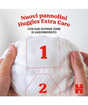 Huggies Extra Care Diapers Size 3 (4-9 kg) - 80 Count 2 Packs - Premium Comfort & Protection for Babies | Shop Internationally - Buy Online on GoSupps.com