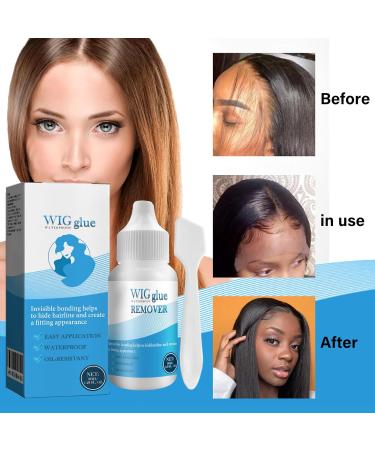 Lace Wig Glue Strong Hold Invisible Bonding Adhesive Hair Glue for Wigs Wig Glue Lace Front Waterproof Latex-Free And Oil Hair Replacement Adhesive 1.3 Oz - Buy Online on GoSupps.com