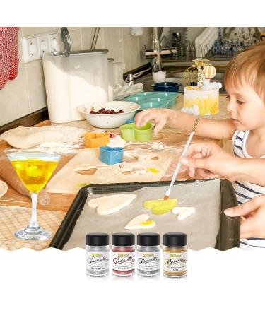 Shop Edible Glitter Dust for Drinks - 4 Colors | Simkko Food - Vegan Sugar & Gluten Free (3g) - Buy Online on GoSupps.com