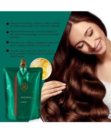 Amino Acid Moisturizing Repair Hair Care Conditioner 400ml Repairing Essence Hair Mask Conditioner for Damaged or Dull Hair Hydrating & Smoothing Conditioner Luxury nourishing hair protein cream (2PC) - Buy Online on GoSupps.com