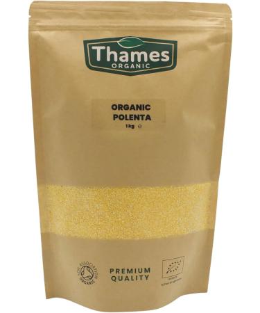 Organic Coarse Cornmeal (Polenta) 1kg - Premium Quality Non-GMO Cornmeal - Pack of 1 - Buy Online on GoSupps.com