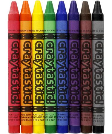 Craytastic Bulk Crayons Class Pack - 30 Boxes of 8 Colors, ASTM D-4236 Compliant - Buy Online on GoSupps.com