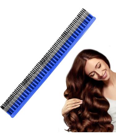 Curling Hair Comb- Curly Hair Styler Tool| Hair flufy Curling Roll Comb| Heatless Curling Wand Comb |Hair Curler Curling Make Up Brush Roller Tool For Home Salon Blue - Buy Online on GoSupps.com