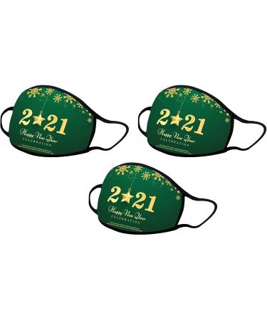 ZQP BEUU 3PCS Face Mack Reusable Washable Women Breathable Cloth Fabric Cute Fashion Adjustable for Adult - Buy Online on GoSupps.com