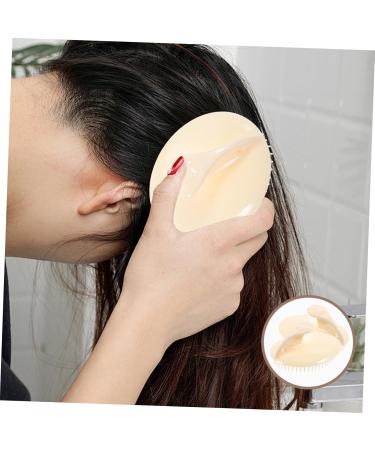 Orfofe Silicone Shampoo Brush & Scalp Massage Device - 2-Piece Set for Hair Care & Relaxation - Buy Online on GoSupps.com