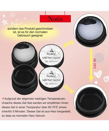BIEUTEE NAGE TIPS SET - 500 Nail Tips with Glue for Gel Nails Mini UV Lamp & Nail Tools | Perfect Press-On Nails - Buy Online on GoSupps.com