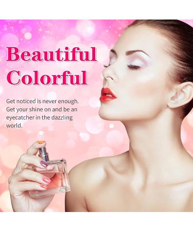 Noirwhite Glitter Gel Nail Polish Set - 12 Piece Chunky Sparkle Kit for UV LED Manicures - Gold Silver Blue Pink Transparent Jelly Colors - Soak Off Nail Lacquer Art Gift - Buy Online on GoSupps.com