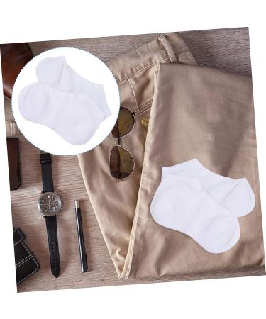 Healeved 3 Pairs Protective Socks Natural Material Socks Dry Cracked Gel Socks Moisturising Gel Socks Sock for Dry Cracked Socks for Women Feet Care Women's Moisture Heel Socks Sebs White - Buy Online on GoSupps.com